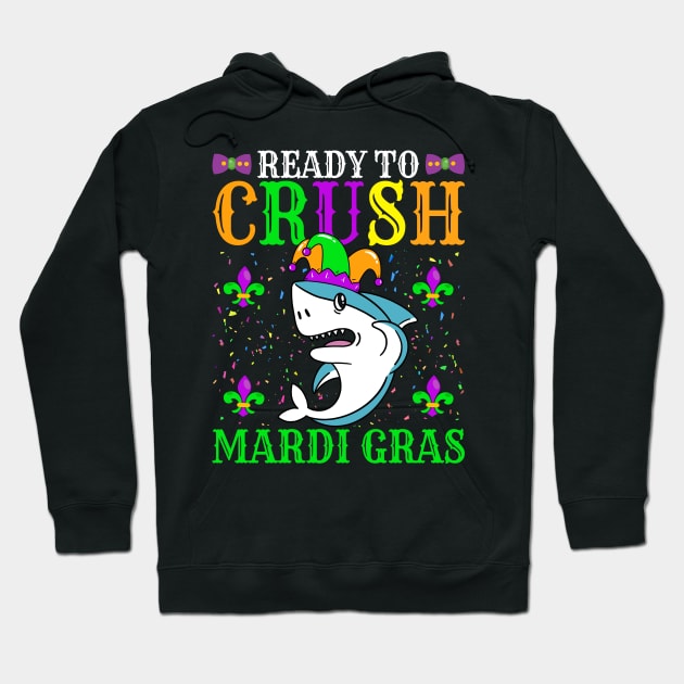 Ready to Crush Mardi Gras - New Orleans Nola Fat Tuesdays Hoodie by Pizzan